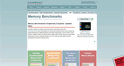 Desktop Screenshot of memorybenchmark.net