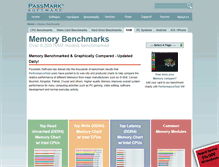 Tablet Screenshot of memorybenchmark.net